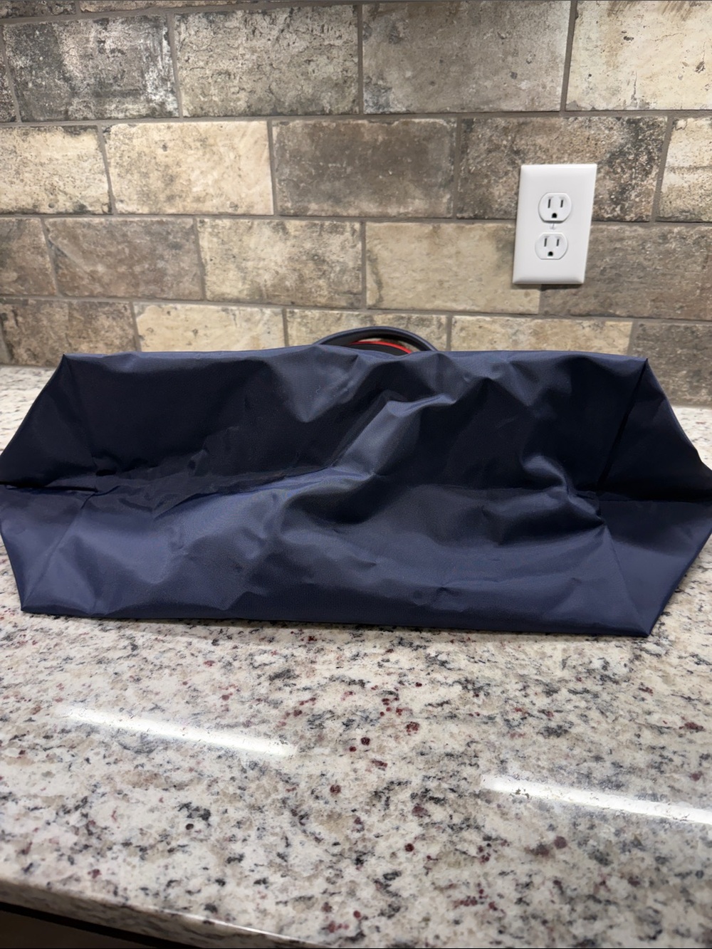 Longchamp Navy Le Pliage Club Extra Large Travel Bag. - Picture 13 of 15